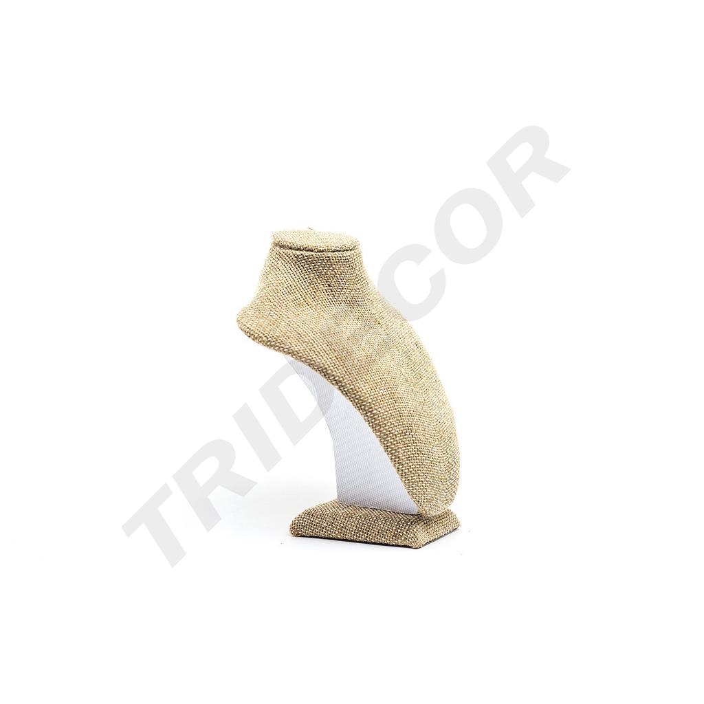 项链展示麻布 Expositor Collar Lino Grueso