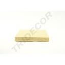 Base quadrada coberta com corda bege