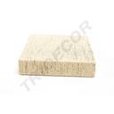 Basis bedeckt mit beige Seil