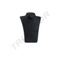 项链展示 覆盖黑色绳索 Expositor para Collares Revestido En Cuerda Negra