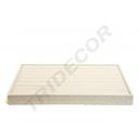 Tavă de expunere pentru inele din in bej 35X24X3 CM