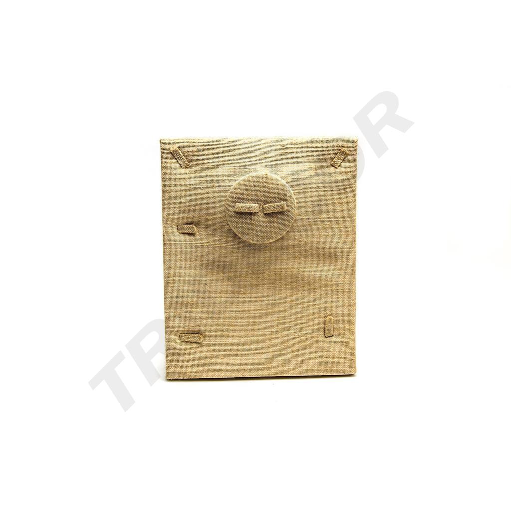 Soporte para Joyas en Tela de Yute 25X20X10 Cm