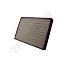 Beige Holz- und Leinenringtablett 35X24X3 CM