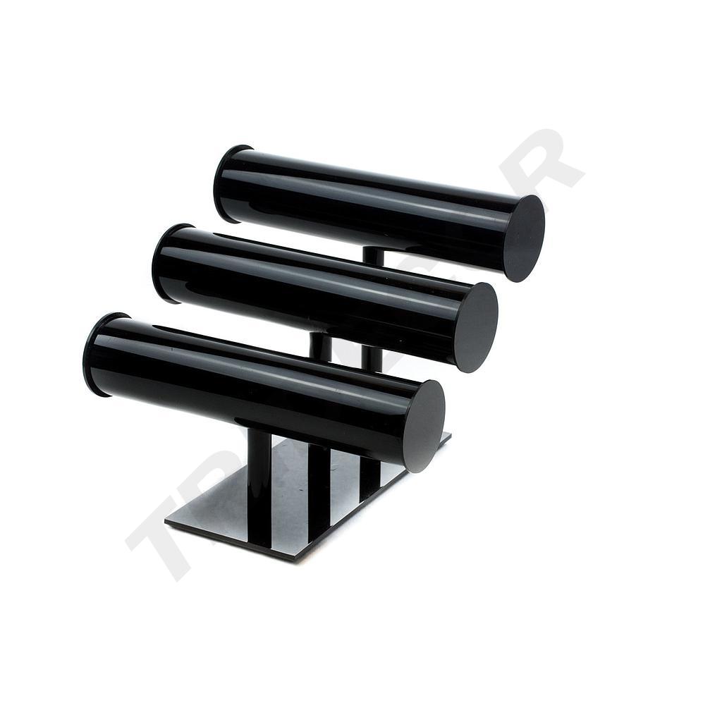 Expositor de Acrílico Negro para Pulseras