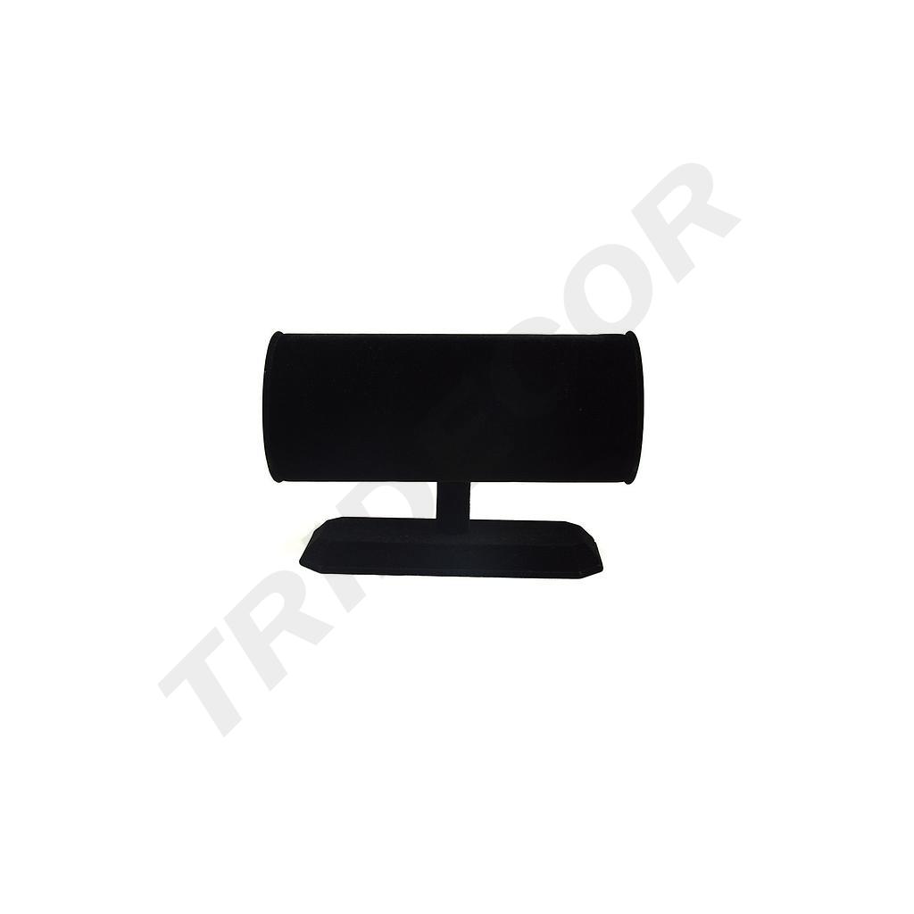 Ausstellung von schwarzen Samt-Stirnbändern