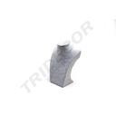 Espositore per collane grigio 30X18.5X10cm
