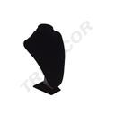 Expositor de Collar de Terciopelo Negro