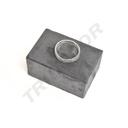 珠宝长方形 灰色天鹅绒 Rectángulo para Joyería Terciopelo Gris