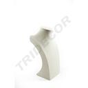 Beigefarbene Leinen-Halskettenanzeige 40X24X15cm