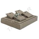 Tabuleiro de Exposição de Joias de Linho Castanho