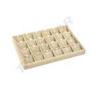 Linen Jewelry Set Display Tray 35x24x3 cm