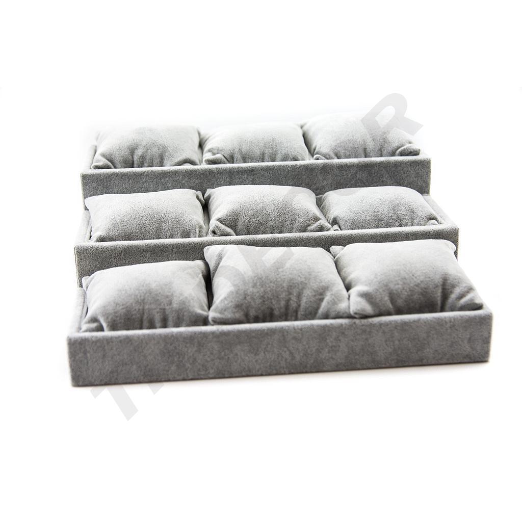 Espositore imbottito 3 altezze 27.5X24.2X9cm