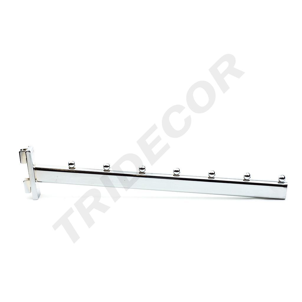 Inclined Hook with 7 Balls for Zipper System 40 cm