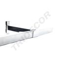 电镀双鱼尾扁管托 20cm Soporte de Tubo Rectangular para Sistema de Cremallera
