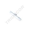 25mm 圆管层板托 30cm Soporte Simple de Estante para Tubo de 25cm 