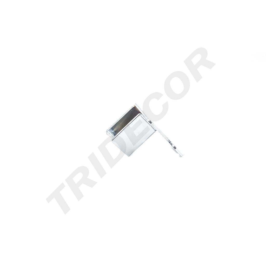 Suport tubular rectangular simplu pentru sistem de fermoar 100 unități/cutie