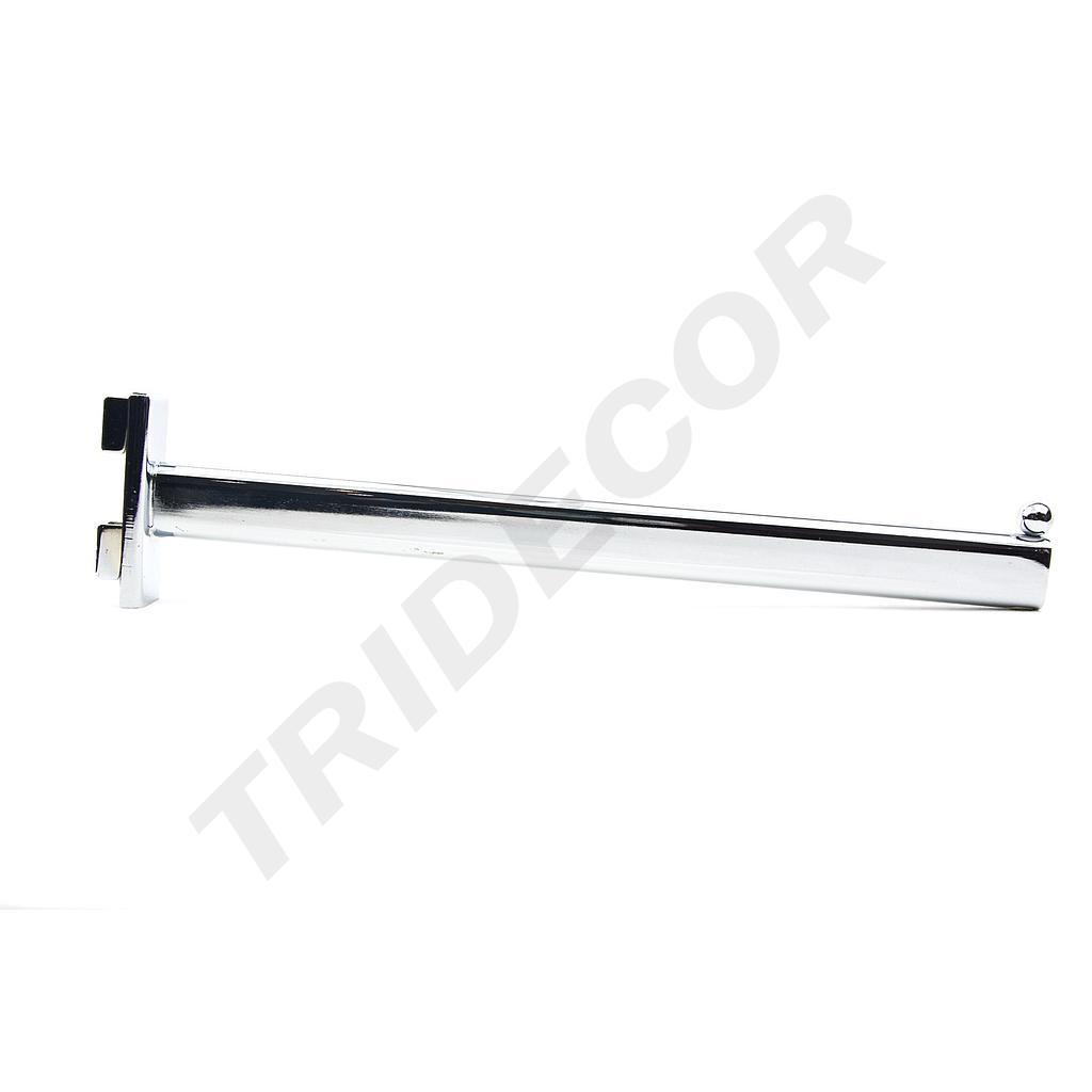 Colgador Recto Para Sistema De Cremallera 1 Bola 35 Cm