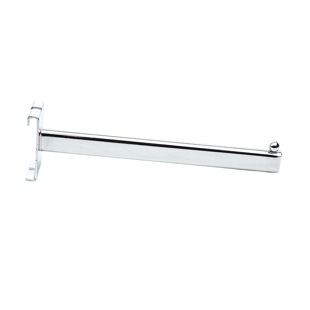 电镀椭圆一珠网钩 Colgador Recto para Malla Expositora 1 Bola 30 cm 50/caja