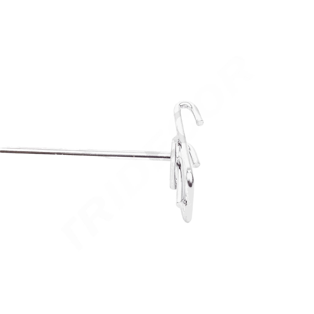 Ganchos universais de cromo 35cm 200 unidades/caixa