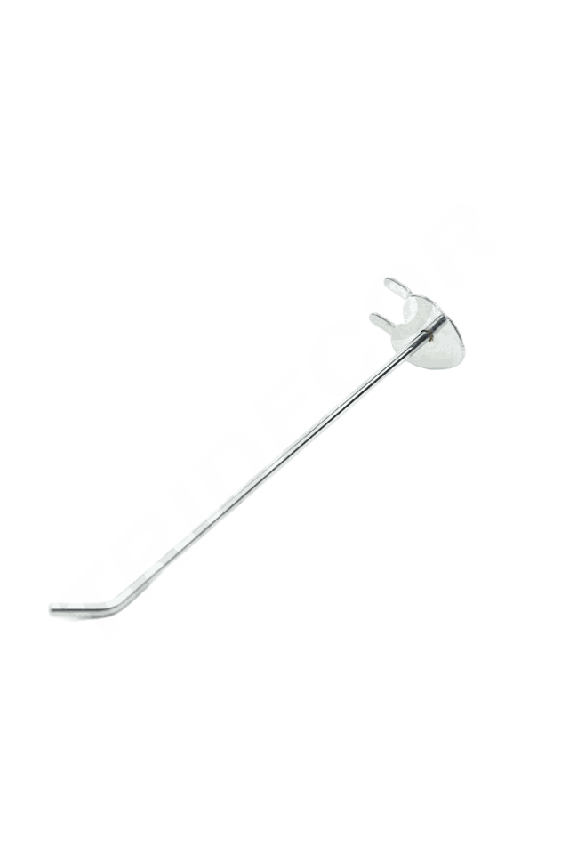 Crochet pour panneau perforé 20cm 4mm