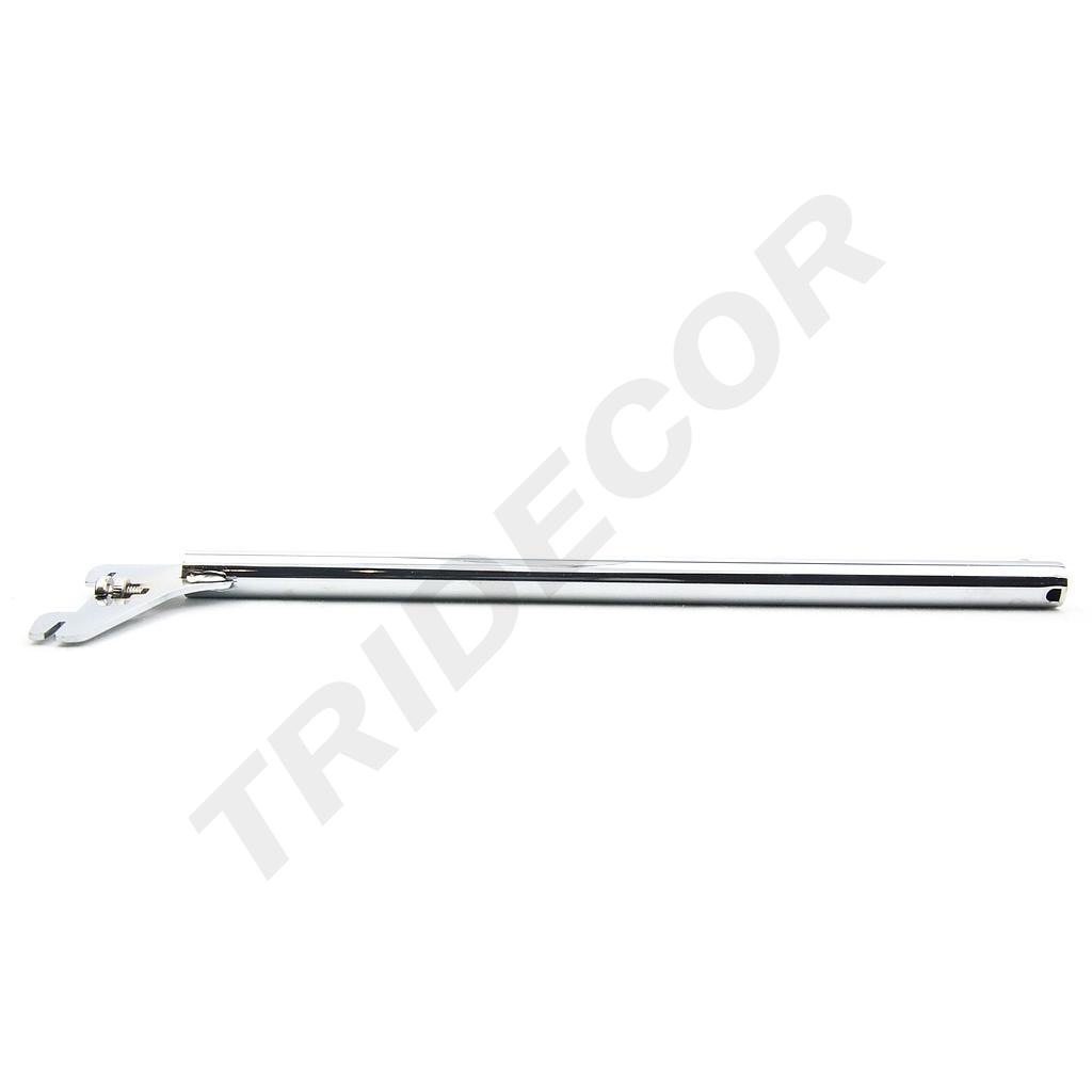 单边脚电镀圆管一钉30cm Colgador para Cremallera Simple Un Clvo