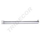 Cintre en chrome avec une boule pour le tube rectangulaire de 40cm