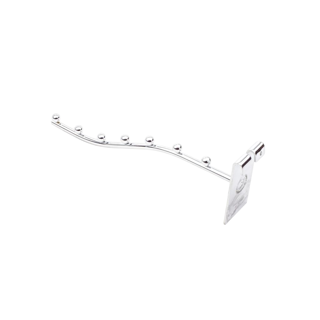 Cârlig curbat cu 7 bile pentru grilaje/mesh, 35cm