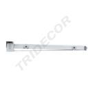 电镀卡扁管方管玻璃托 30.5cm Soporte de Estante para Tubo Cuadrado 50/caja