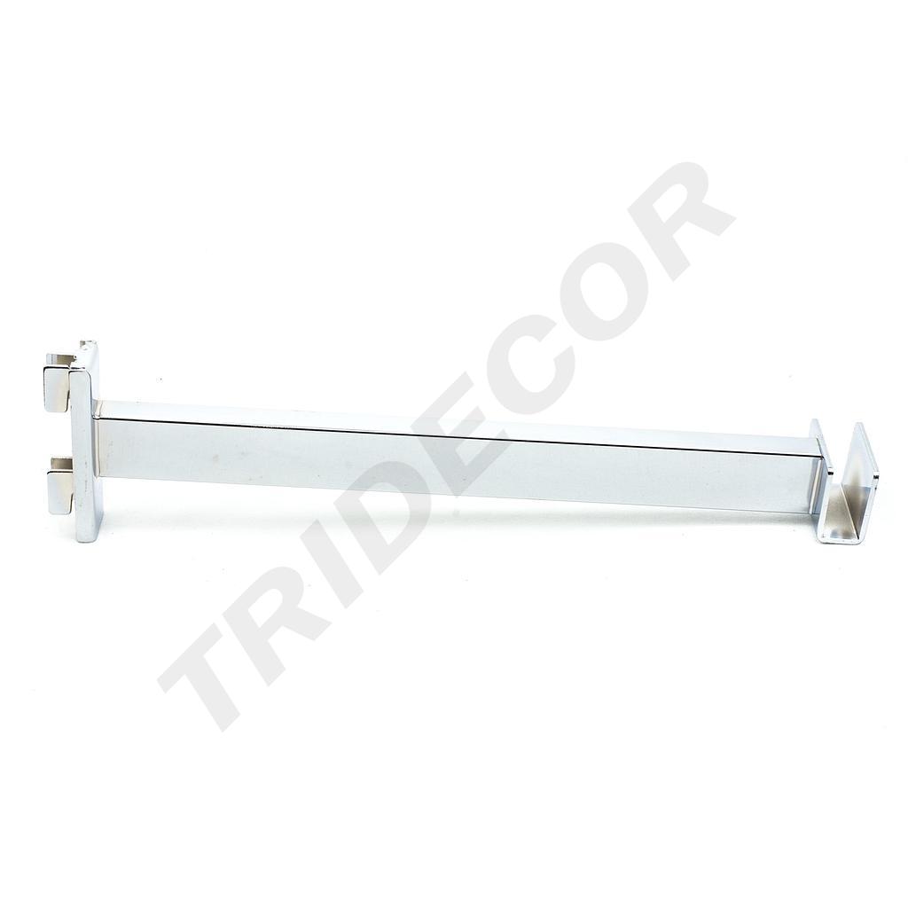 Soporte Tubular Rectangular Para Sistema De Cremallera 30Cm