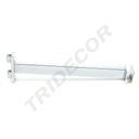 Suport tubular rectangular pentru sistemul de fermoar 30cm