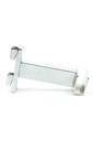 电镀双鱼尾扁管托 10cm Soporte de Tubo Rectangular para Sistema de Cremallera 10cm