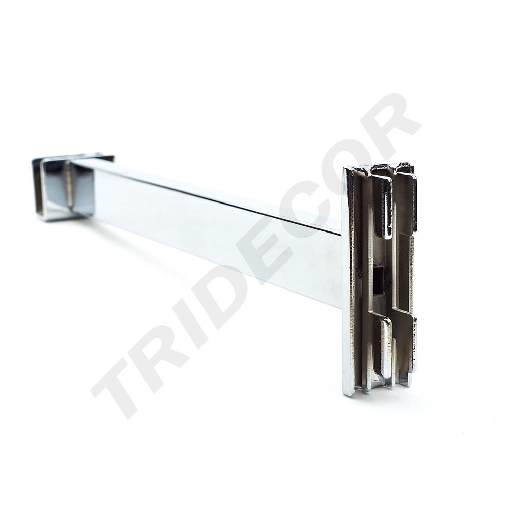 Support de tube rectangulaire pour système de fermeture éclair 25cm