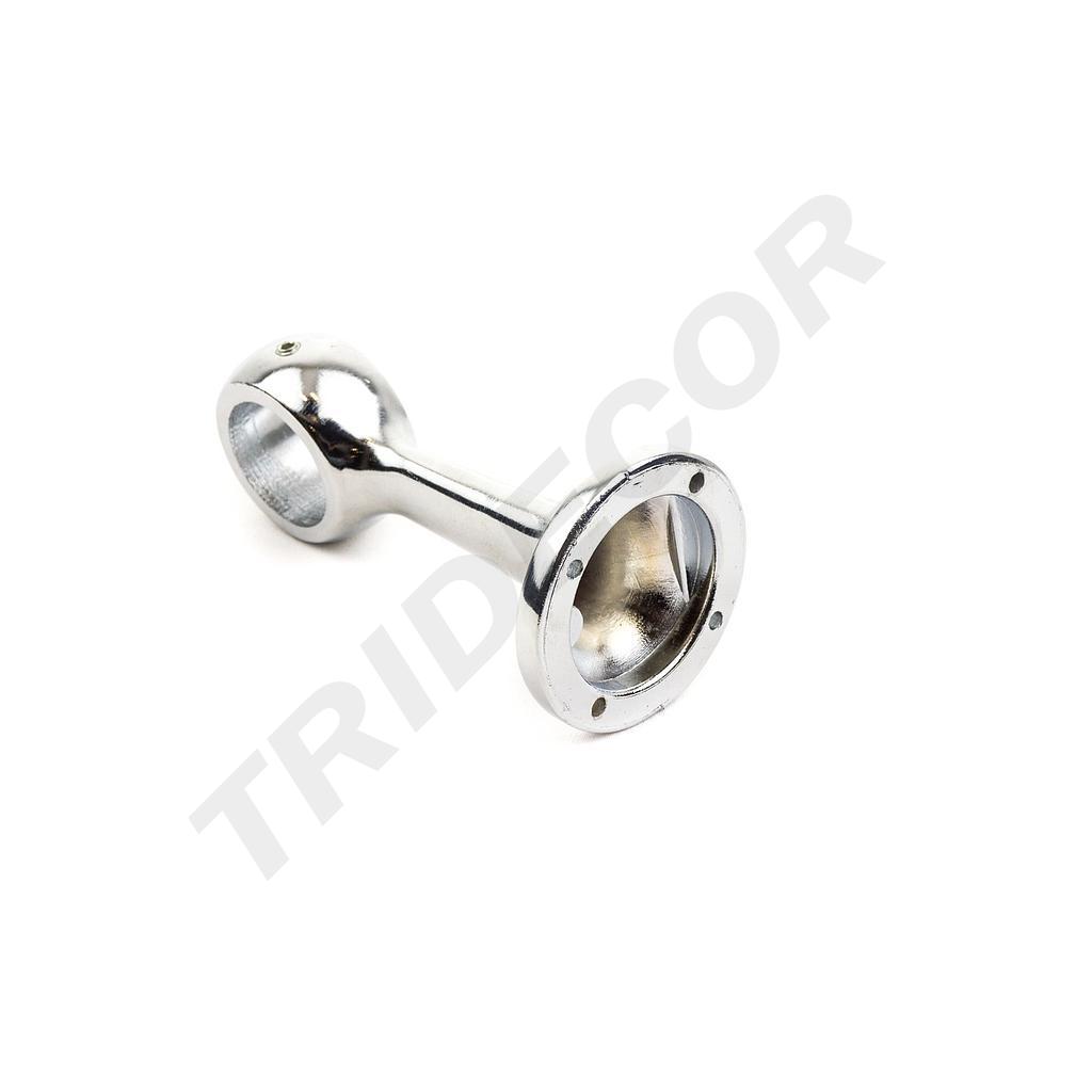 Support de tuyau chromé pour tube de 25mm
