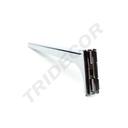 双鱼尾三角电镀玻璃支架Soporte Simple Izquierda/Derecha de Estante para Cremallera 35cm 50/caja