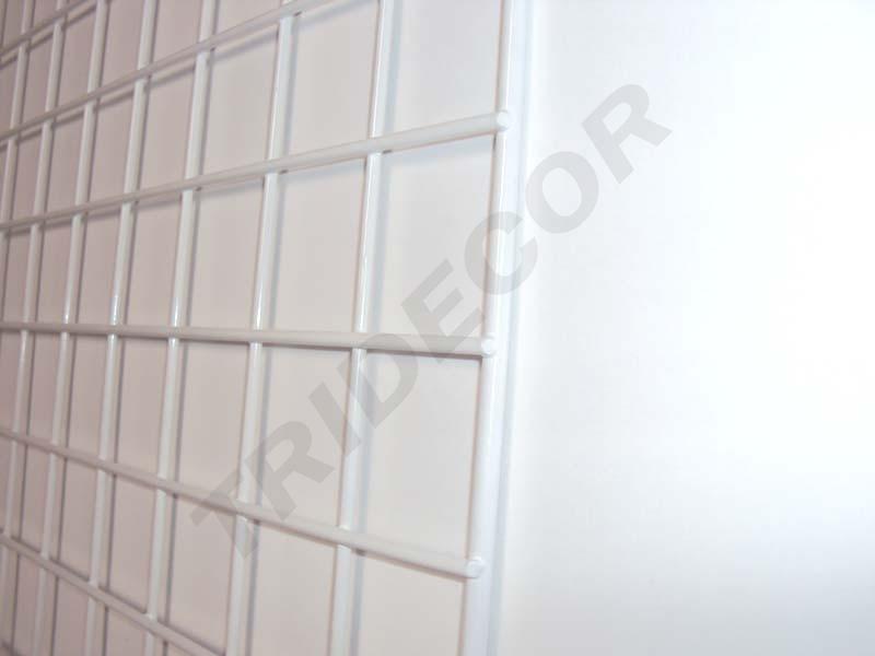 Weißes Maschengewebe Einfacher Rand 60x150cm
