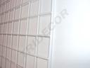 Weißes Maschengewebe Einfacher Rand 60x150cm