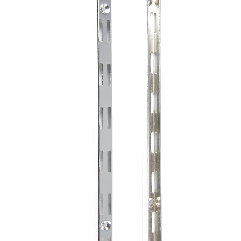 Sistema de Cremallera Cromado de Doble Ranura 240cm