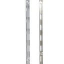 Sistema de Fecho Éclair com Duplo Entalhe Cromado 240cm