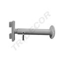 上墙白色圆管可伸缩拉杆Anclaje de Metal Extensible de Cremallera Blanco