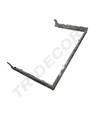 Chrome Zipper Bar 60X30cm