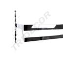 Double Coat Rack for Chrome Zipper 60x30cm 10 units/box