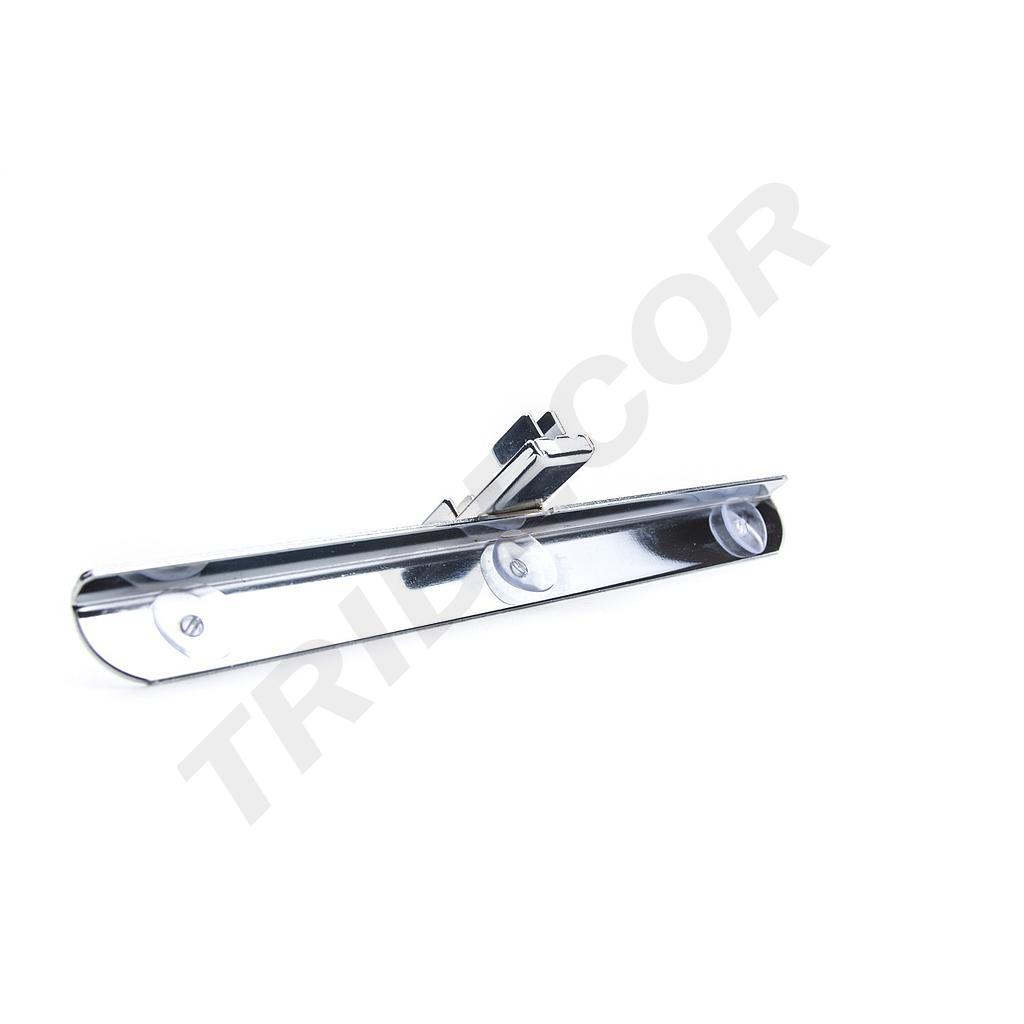 Suporte de vidro para sistema de fecho éclair 50cm