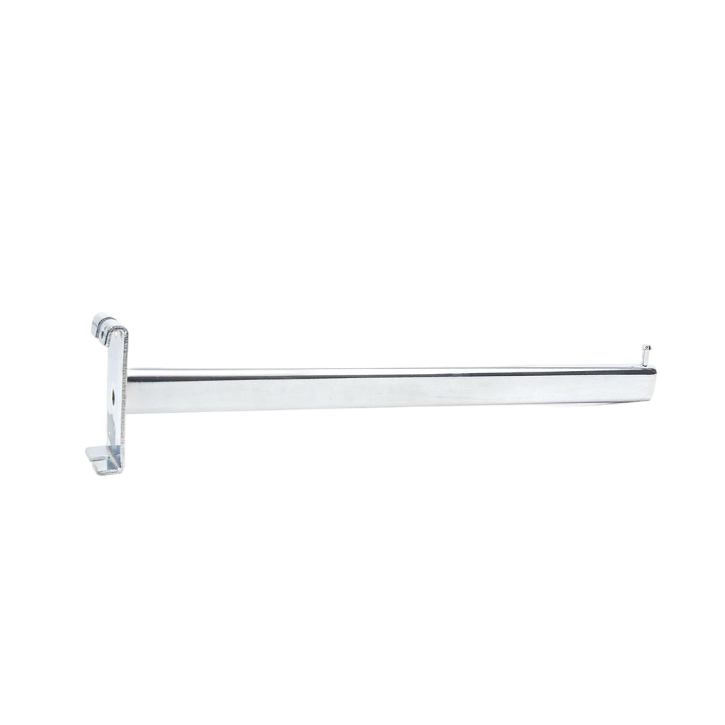 Gruccia in cromo con 1 chiodo per rete/piatta 40 cm