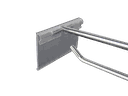 Double Hook with Price Holder for Bars/Meshes 30 cm 6 mm