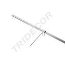 电镀扁管 15X30mm sistema de Tubo Acero Tubo Rectangular 300cm 10/paq