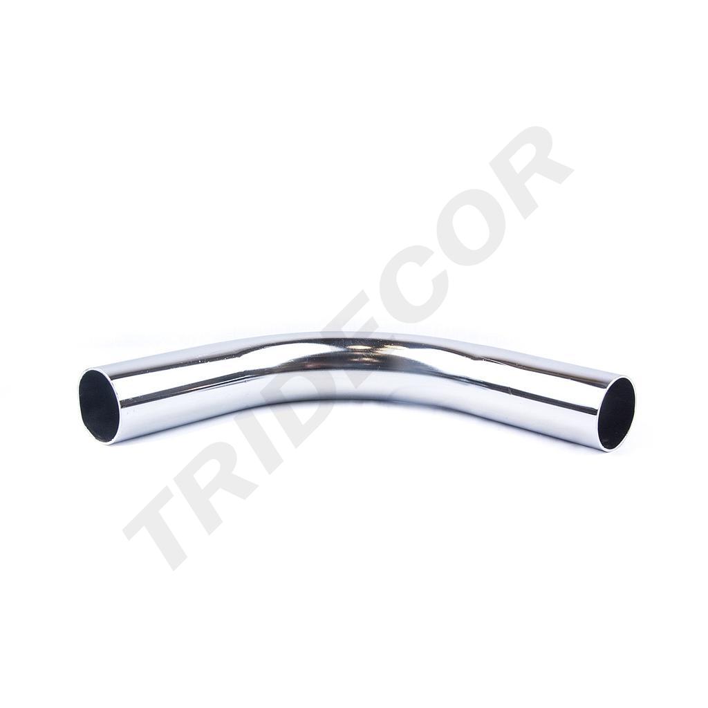 Coude pour tube en acier chromé 50mm