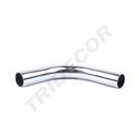 Coude pour tube en acier chromé 50mm