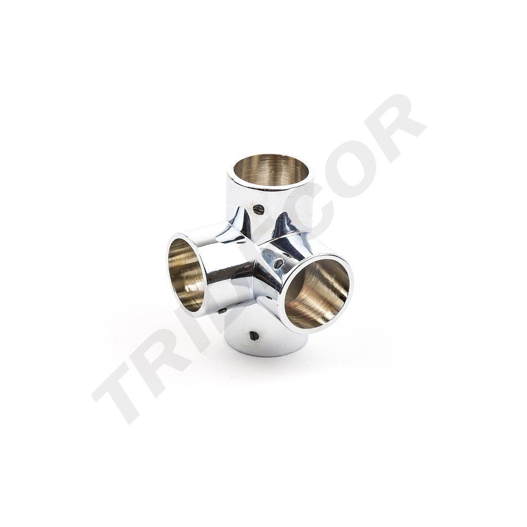 Conector En T 4 Salidas De 25Mm