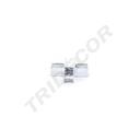 4个方向方管电镀内插接头 Union de Tubo Cuadrado Con 4Direccion Cromado Tubo 25X25mm 