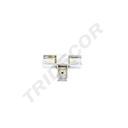 3 个方向 T 型方管电镀内插接头 Union de Tubo Cuadrado Con 3 Direccion Cromado Tubo 25X25mm 